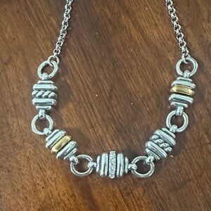 Brighton Silver and Gold Tone Necklace